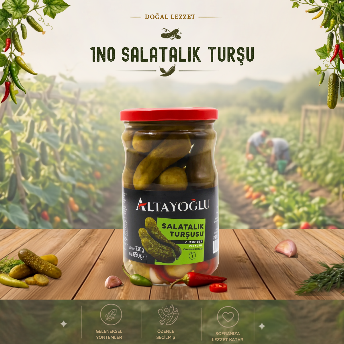 660 CC Salatalık Turşu No 1